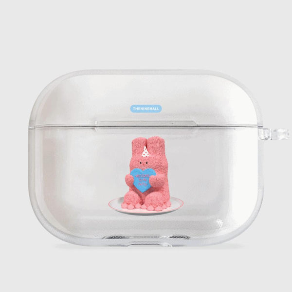 [THENINEMALL] Windy Cake AirPods Clear Case