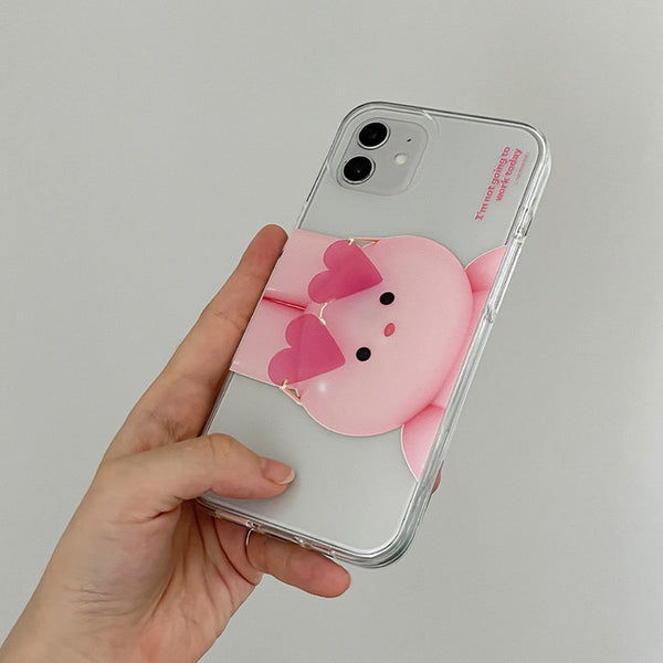 [THENINEMALL] Windy Holiday Clear Phone Case (3 types)