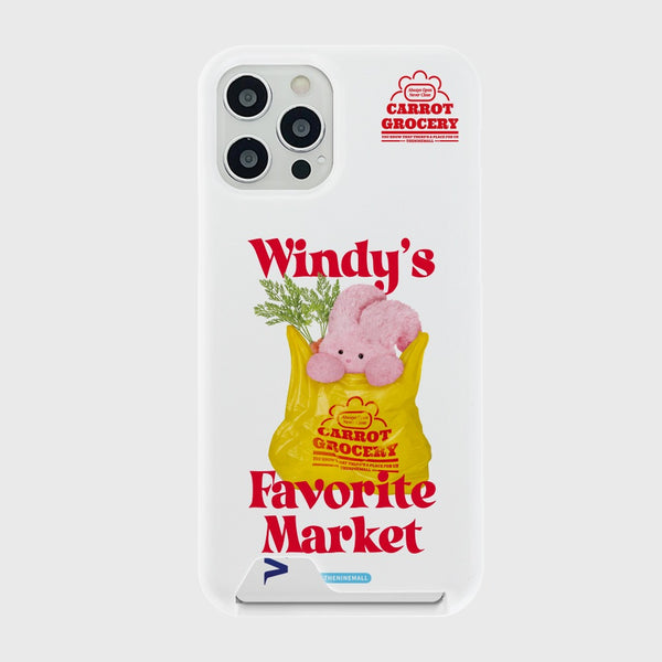 [THENINEMALL] Windys Favorite Market Hard Phone Case (2 types)