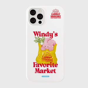 [THENINEMALL] Windys Favorite Market Hard Phone Case (2 types)