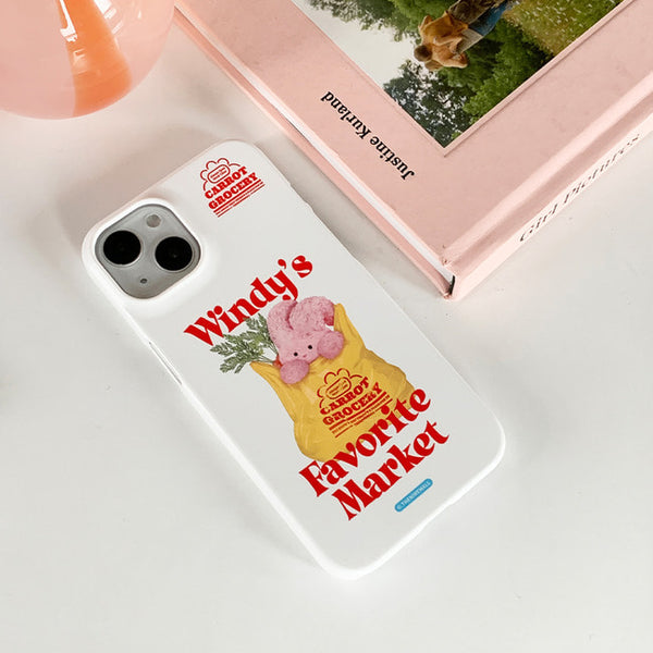 [THENINEMALL] Windys Favorite Market Hard Phone Case (2 types)