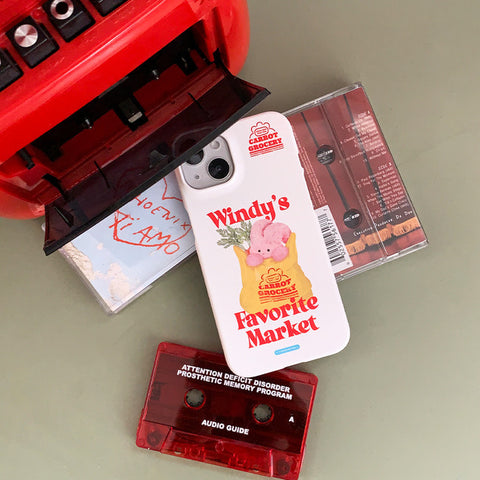 [THENINEMALL] Windys Favorite Market Hard Phone Case (2 types)