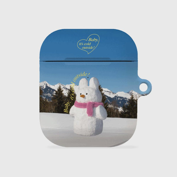 [THENINEMALL] Windy Snowman AirPods Hard Case