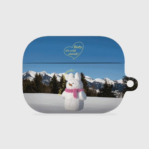 [THENINEMALL] Windy Snowman AirPods Hard Case